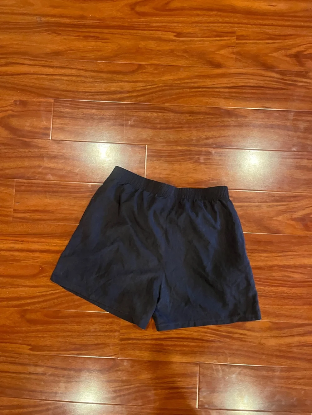 Deep Purple Drawstring Elastic Waist Shorts - Size Medium